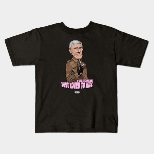 Merv Griffin Kids T-Shirt by AndysocialIndustries